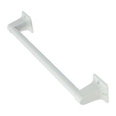 BARRA CUADRADA DE AGARRE PARA BAÑO BLANCA DE 16'' GLACIER BAY