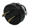 CLAVIJA USO RUDO 4.1 CM NEGRO LEVITON