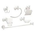 JUEGO DE ACCESORIOS DE BAÑO BELCY 6 PIEZAS CROMO SATINADO