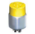 CONTACTO BLINDADO 125 VOLTS GRIS LEVITON