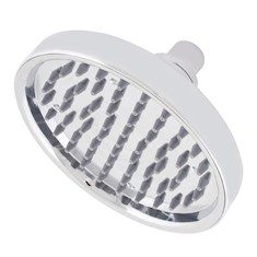 CABEZAL DE REGADERA REDONDO 1 FUNCIÓN DE LLUVIA 15.2 CM ACERO