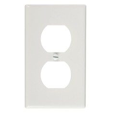 PLACA DE CONTACTO DUPLEX BLANCO