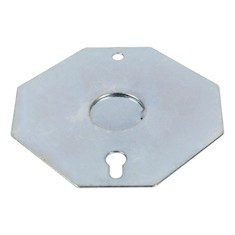 TAPA OCTAGONAL DE 3 PULGADAS PLATA