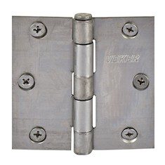 BISAGRA DE CABEZA MEDIA BOLA 7.62 X 7.62 CM PLATA 2 PIEZAS