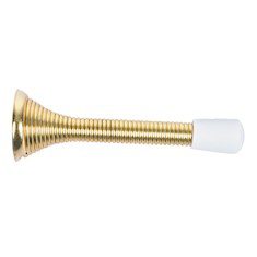 TOPE DE RESORTE GRANDE PARA PUERTA 7.9 X 2.4 CM DORADO 2 PIEZAS