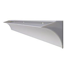 SOPORTE TIPO RIEL PARA REPISA PLATA 60 CM