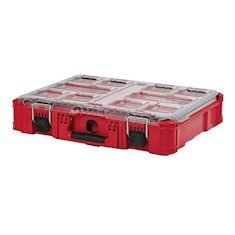 ORGANIZADOR PARA HERRAMIENTAS PACKOUT MILWAUKEE FIJO CON 10 COMPARTIMIENTOS