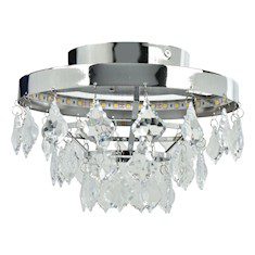 PLAFÓN DE TECHO LED 28 X 28 X 16.7 CM PLATA