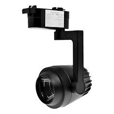 SPOT LIGHT MEDIANO PLÁSTICO/METAL NEGRO MATE LED 18 W