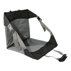 ASIENTO DE ESTADIO PLEGABLE GRIS DE POLIÉSTER