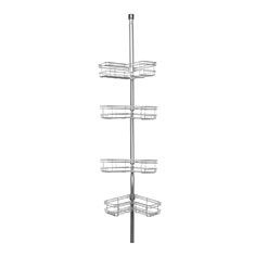 ESQUINERO ORGANIZADOR PARA REGADERA 246 X 30.9 CM PLATA GLACIER BAY