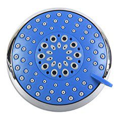 CABEZAL DE REGADERA 9.5 L PLATA GLACIER BAY 5 FUNCIONES