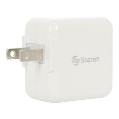 CARGADOR USB 3.0 TURBO BLANCO STEREN