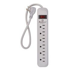 MULTICONTACTOS CON SUPRESOR DE PICOS 480 JOULES BLANCO KOBLENZ