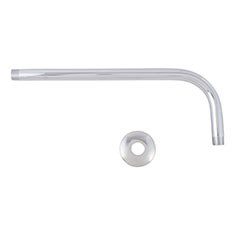 BRAZO RECTO PARA REGADERA DE 35.5 CM PLATA GLACIER BAY
