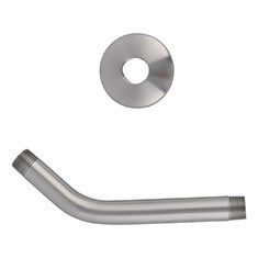 BRAZO PARA REGADERA DE 20.3 CM PLATA GLACIER BAY