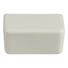 TAPA FINAL DE 1.5 X .8 X .7 CM BLANCO