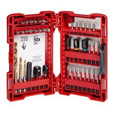 JUEGO DE PUNTAS Y BROCAS DE IMPACTO SHOCKWAVE 40 PIEZAS