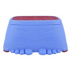 TABURETE DE ESCALÓN TURF LIL SQUIR 17.9 X 39 CM AZUL HOMZ