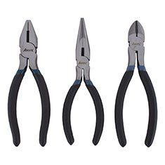JUEGO DE PINZAS DE 15.2 CM METAL ANVIL 3 PIEZAS