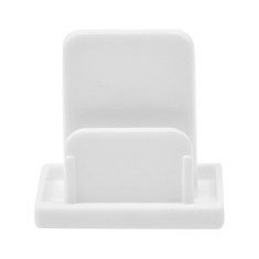 TAPA DE CONECTOR PARA RIEL PLÁSTICO BLANCO