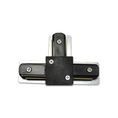 CONECTOR PARA RIEL "T" ALUMINIO NEGRO
