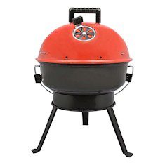 ASADOR PORTÁTIL KETTLE CON TAPA 52 X 40 X 38 CM ROJO