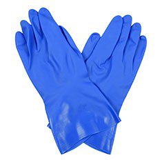 GUANTES ESPECIALIZADOS PARA MATERIALES Y ACABADOS DE NITRILO AZUL 1 PAR