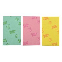PAÑO SECATODO SCOTCH-BRITE 33 CM X 54 CM 3 PK MULTICOLOR 3M