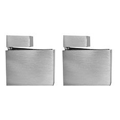SOPORTE PARA REPISA TIPO CUADRO TITAN AJUSTABLE 4.8 X 2.4 CM PLATA