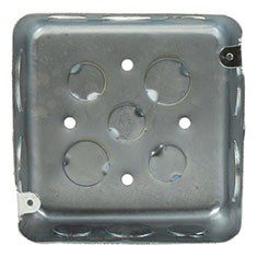 CAJA GALVANIZADA CUADRADA DE 5 X 5 PULGADAS (12 X 12 CM)