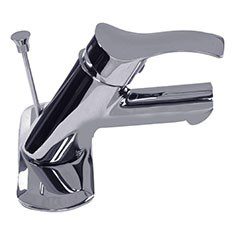 LLAVE MEZCLADORA PARA LAVABO MONOMANDO 7.67 X 6.2 PULGADAS METAL