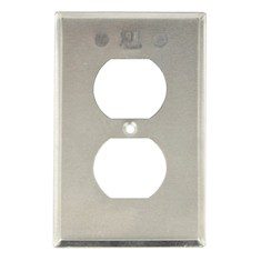 TAPA RECTANGULAR PARA CONTACTO DUPLEX DE 11.6 X 7.1 CM