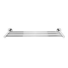 PORTA TOALLAS MÚLTIPLE 62.5 X 22.4 CM PLATA HELVEX