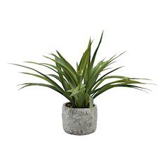 PLANTA DECORATIVA DELUXE SINENSE ARTIFICIAL GRIS CLARO DE 35 X 40 CM