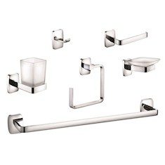 JUEGO DE ACCESORIOS LONDRES PARA BAÑO DE ZINC 6 PIEZAS