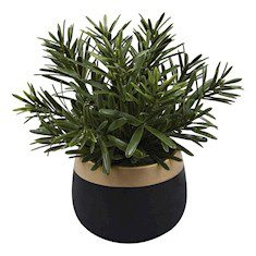 PLANTA ARTIFICIAL NEGRO DE 23.1 CM