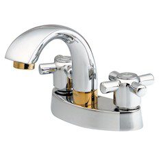 LLAVE MEZCLADORA DORIC PARA BAÑO DUOMANDO DE 12 X 15 X 15 CM LATÓN