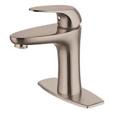LLAVE MEZCLADORA SARA PARA BAÑO MONOMANDO DE 18 X 16 X 15 CM ACERO INOXIDABLE