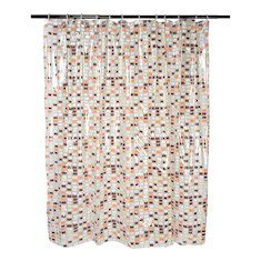 CORTINA PARA BAÑO VENECIANO CAFÉ