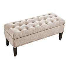 BANCA CAPITONEADA EN TELA DUNE