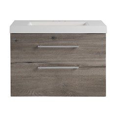 MUEBLE PARA BAÑO LARISSA GRIS CON LAVABO 56.52 X 77.47 X 47.63 CM EMPOTRABLE