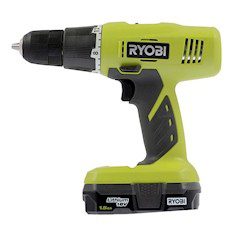 TALADRO DESTORNILLADOR RYOBI 20.2 X 10.3 X 20.4 CM 18 VOLTS INALÁMBRICO