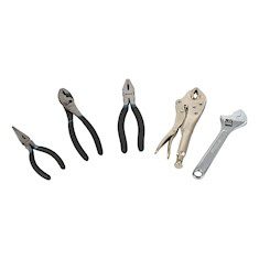 JUEGO DE PINZAS Y LLAVE MULTIUSOS ACERO ANVIL 5 PIEZAS