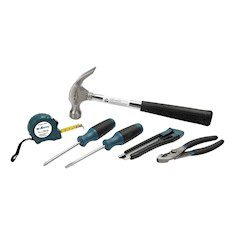 JUEGO DE HERRAMIENTAS CASERO ACERO ANVIL 6 PIEZAS