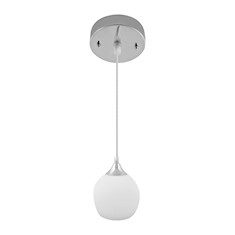 LÁMPARA COLGANTE BOLA BLANCA E26 DE 110 X 13.5 CM