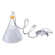 LÁMPARA COLGANTE/LUMINARIO FJIO INCANDESCENTE 60 WATTS BLANCO HAMPTON BAY