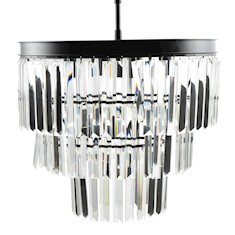 COLGANTE 5 LUCES ROMALLO 49.53 X 44.2 CM NEGRO HOME DECORATORS COLLECTION