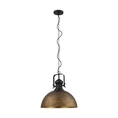 LUMINARIO COLGANTE VINTAGE MATE CON 1 LUZ