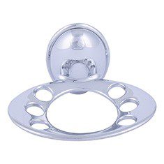 PORTACEPILLOS VILLETA 12.6 CM PLATA MOEN